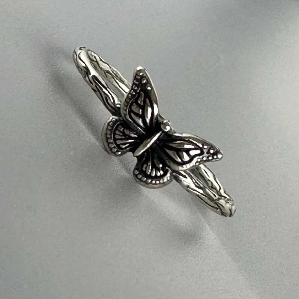Sterling Silver Butterfly Ring